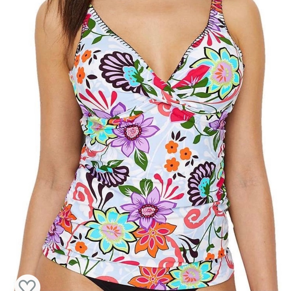 Anne Cole Fleetwood Twist Underwire Tankin… 34B/32